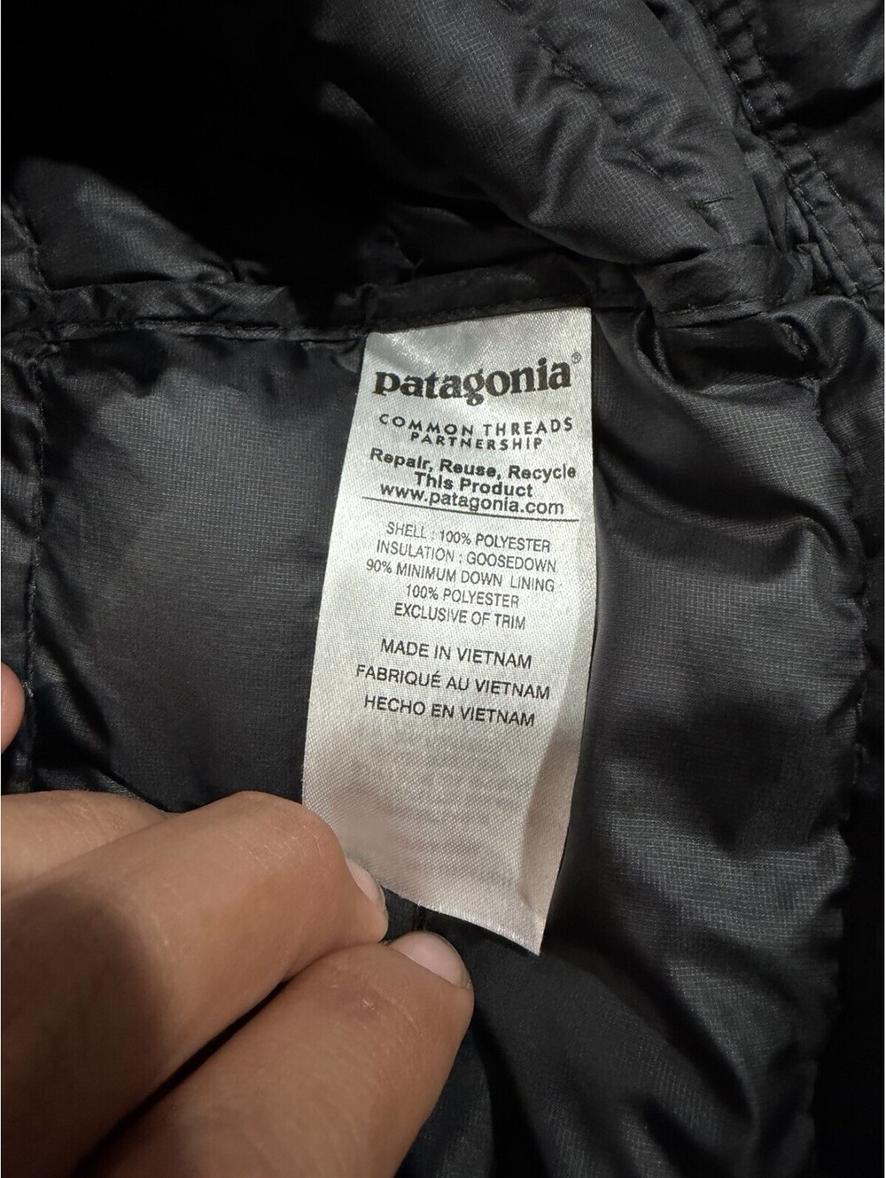 Patagonia Goose Down Sweater Vest Quilted Puffer 800 Fill 84628 Women's Size S - Picture 7 of 8